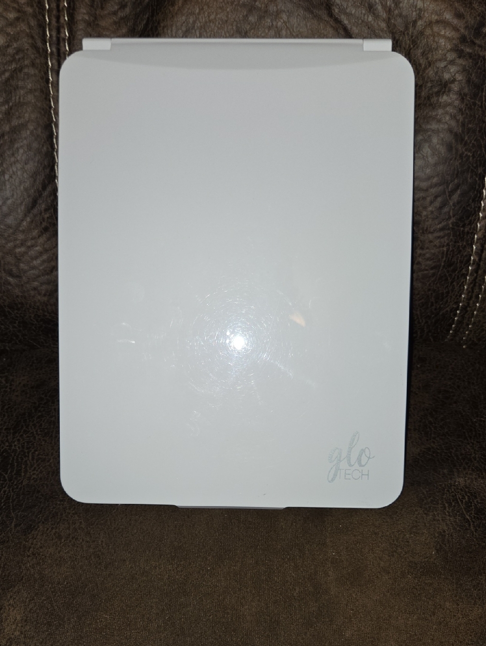 Rechargeable Large Travel Makeup Mirror with Lights, 2500mAh 10x7.5 Portable
